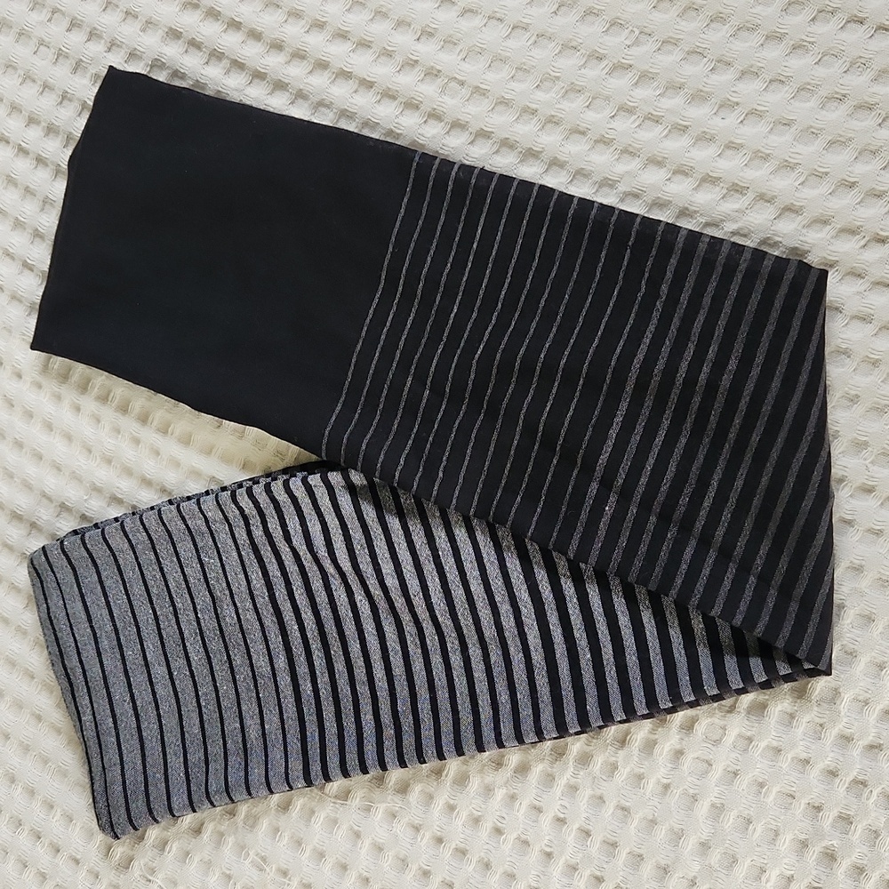 Ombre striped scarf Winter Fall Cozy contemporary Boys Mens Minimalist